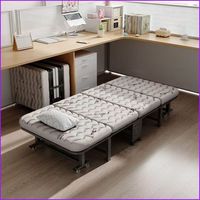 Lit pliant en métal épaissi de qualité supérieure, lit simple pour bureau, dortoir, hôtel, hôpital, design multifonctionnel