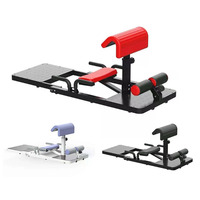 Máquina de sentadillas plegables 3 en 1 para hombre y mujer, equipo de gimnasio en casa, máquina de pegamento de empuje de cadera, Comercial