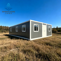 Container House Espandibile Grigio Rinforzato in Acciaio Q235 - Cabina Mobile Robusta per Cantieri Remoti e Campi Minerari