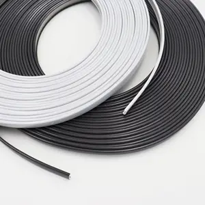 MH white dark gray U-shape Supplier furniture pvc edge banding