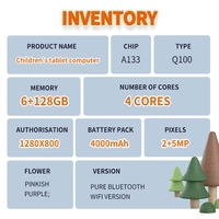 Tablet Anak Baru 10-Inci MTK Octa Core dengan Dual SIM Wi-Fi, Casing Anti Benturan, Dukungan Google, 6+128GB Android 10