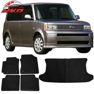 Tapis de sol pour Scion xB 4 portes 04-07, ajustement d'usine OE, tapis de voiture avant et arrière, velours noir - Product Image 1
