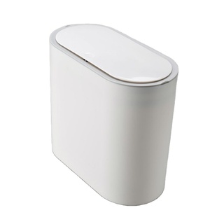 Popular Modern Usb Induction Electric Smart Dustbin 8L Soft Closing Automatic Smart Trash Can With Lighting