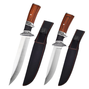 Couteau de poche pliant en acier inoxydable avec manche en bois de haute qualité, personnalisable, OEM, pour survie en extérieur, camping, bricolage - Product Image 1