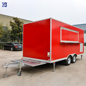Camion de restauration CAMPTRL pour café et hot-dogs, entièrement équipé, cuisine mobile, chariot à crêpes et barbecue - Product Image 2