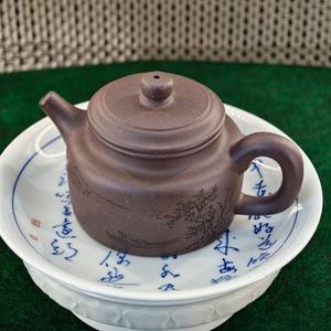 Théière UnboundedVesse Yixing Zisha Deep Well Heizi Zisha Dezhong Faite à la main, Zisha Rare Certifiée <span class=keywords><strong>REACH</strong></span>, Sûre pour les Aliments, 180ml, Thé Classique - Product Image 1