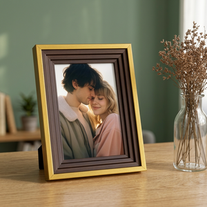 Teak Wood Eco-friendly Durable Brown Luxury Photo <b>Frame</b> 4x6 Inches Polished Premium Handcrafted Wholesale - Product Image 3