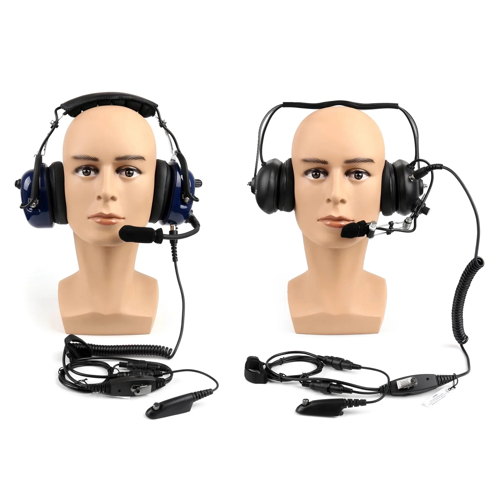 JMTech Heavy Duty Headset High Noise Cancel led Motorräder Renn kopfhörer Für Walkie Talkie Intercom Zubehör