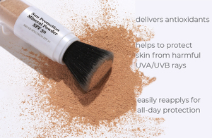 Personalizzazione <span class=keywords><strong>fondotinta</strong></span> in polvere <span class=keywords><strong>SPF</strong></span> 30 Sunblock protezione solare viso minerale traslucido sciolto impostazione polvere protezione solare <span class=keywords><strong>SPF</strong></span> per tutti Sk - Product Image 3