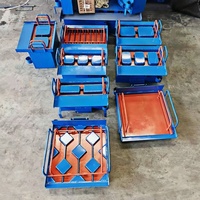 Máquina Manual para Hacer Bloques de Cemento, Nueva, para Uso Doméstico, Exportación, Pequeña, para Pavimentación