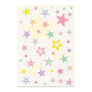 กระดาษโน๊ตติดกาวลายรุ้งสามารถฉีกได้แผ่นแปะแปะสไตล์แผ่นบันทึกตกแต่งมูลค่าสูง - Product Image 4