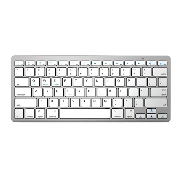 Super Slim Mini Mechanical Plastic USB Portable 78 Keys Wireless Keyboard for Office Home Use / Mac/Android