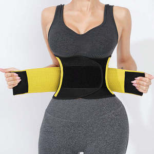 Sangle réglable en néoprène pour femmes améliorant la sueur entraînement Abdomen exercice Compression serré mince taille-taille soutien du dos - Product Image 6