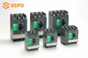 Marque leader SSPD 100 amp disjoncteur 3 pôles prix protéger les câbles dans les environnements exigeants MCCB