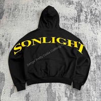 Sweat à capuche surdimensionné pour homme MH980, imprimé numériquement, en molleton 100% coton, épais, décontracté, avec poche