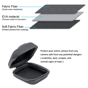 Nhỏ gọn không thấm nước du lịch trường hợp Đối với <span class=keywords><strong>GoPro</strong></span> anh hùng <span class=keywords><strong>5</strong></span>/6/7 Trọng lượng nhẹ lưu trữ di động Túi với Carabiner Clip-Trường hợp chỉ - Product Image 6