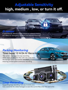 Caméra embarquée AINKAM 4K 360° à 4 canaux IPS avant/arrière avec GPS, WiFi 5G, surveillance <span class=keywords><strong>du</strong></span> stationnement, capteur G, garantie 1 an - Product Image 6