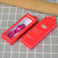 Spot Wholesale Emballage blanc Câble de données USB Fil Chargeur de téléphone Boîte de papier d'emballage