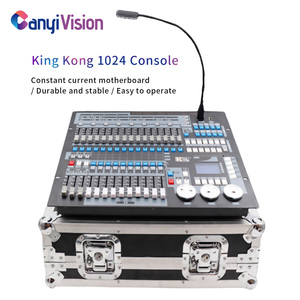 Console de mixage DJ professionnelle Kingkong 1024 DMX, contrôleur d'éclairage DMX 512 pour scène - Product Image 2