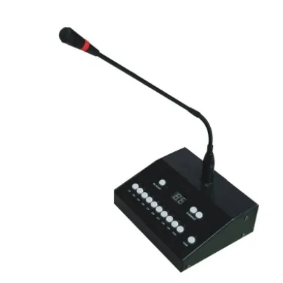 Consola de paginación T PA 160 Zonas Multi Zona Talk Back Red de monitoreo inteligente Micrófono Estación de paginación