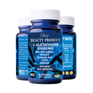 Suplemen L-glutathione Kolagen Multi Asam Hialuronat CoQ10 Label Pribadi untuk Dewasa, Anti-penuaan, Pemutih Kulit, <span class=keywords><strong>Soft</strong></span> <span class=keywords><strong>Gel</strong></span> - Product Image 3