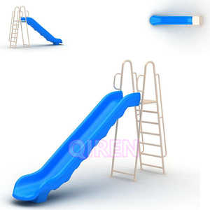 Hotsales trẻ em sân chơi đơn đôi trượt nhựa trượt ngoài trời thiết bị sân chơi hồ bơi lớn trượt - Product Image 1