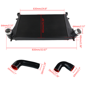 Para Audi A3 S3 VW Golf GTI R MK7 |   Kit de Intercooler de Tubo de Alta Gama EA888 1.8T 2.0T TSI, Mejora de Rendimiento de Refrigeración SRQ44-BK - Product Image 6