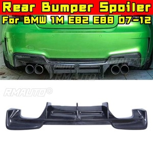 Fibra de carbono real para BMW 1M E82 E88 2007-2012, protector de parachoques trasero, difusor, kit de carrocería, accesorios de protección. - Product Image 1