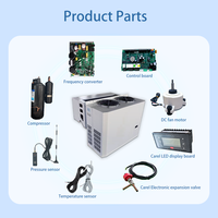 Unit Pendingin Emerson Scroll Monoblock -20C 8C Kapasitas Pendinginan 15CBM Hemat Energi Kontrol Pemantauan Jarak Jauh
