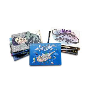 Figuras de muñecas <span class=keywords><strong>mexicana</strong></span> personalizadas, imán de nevera de estaño, hierro, comida de México, pegatinas baratas de nevera, regalo de San Valentín - Product Image 6