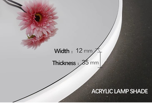 Thiết kế hiện đại vòng tùy chỉnh mỹ phẩm phòng tắm gương sương mù loại bỏ thông minh LED gương với đèn LED 50cm 60cm 70cm 80cm - Product Image 6