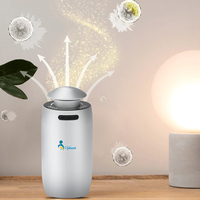 Bouton Intelligent à Ultrasons, Humidificateur de Chambre de Voiture de Petite Taille, Capteur d'Air, Diffuseur d'Odeur de Parfum Système Olfativo Aromatique