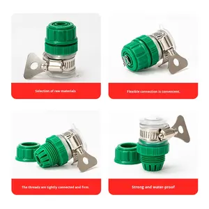 Nouveau <span class=keywords><strong>raccord</strong></span> de robinet pour <span class=keywords><strong>tuyau</strong></span> d'<span class=keywords><strong>arrosage</strong></span> de jardin LH-4380 en PVC avec connexion étanche, <span class=keywords><strong>universel</strong></span>, vente directe d'usine - Product Image 2