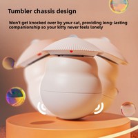 Jouet laser pour animaux de compagnie, style tumbler, à détection intelligente, pour chat, en ABS, interactif, auto-amusant