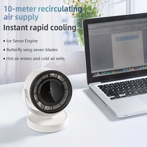 Wireless <b>Wall</b> Fan Portable Air Circulator Fan Rechargeable <b>Wall</b> <b>Mounted</b> Toilet Fan 4000mAh Silent Cordless <b>Desk</b> Air Circulator - Product Image 5
