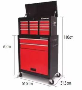 Chariot à outils mobile en métal robuste <span class=keywords><strong>Goshen</strong></span> à 11 tiroirs, personnalisé OEM/OBM, entièrement étanche, armoire à outils portable - Product Image 2