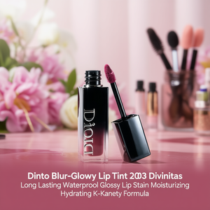 Tinte Labial Dinto Blur-Glowy 203 Divinitas, Larga Duración, Resistente al Agua, Acabado Brillante, Hidratante, Fórmula K-Beauty - Product Image 3