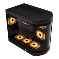 Boîtier d'ordinateur robuste en ABS, anti-poussière, avec éclairage RGB, combos PC Gamer, châssis CPU, boîtier de jeu