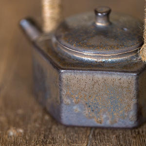 Jieni — théière à anse en grès antique, style japonais, traditionnel en <span class=keywords><strong>porcelaine</strong></span>, service à thé kung fu, théière faite à la main - Product Image 3