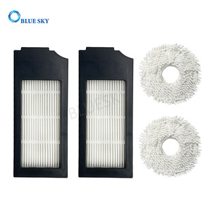 Tampons de nettoyage lavables pour aspirateur Robot ecvide, pièces de remplacement pour aspirateurs Robot, <span class=keywords><strong>Deebot</strong></span> <span class=keywords><strong>X1</strong></span> <span class=keywords><strong>Turbo</strong></span> Omni, accessoires - Product Image 5