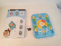 Laberinto Deslizante Avanzado Ecológico Moderno para Perros: Juguete Interactivo de Actividad, Rompecabezas de Comida, Comedero Lento, Lima de Uñas y Juguete para Golosinas, para Enriquecimiento