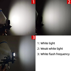 <span class=keywords><strong>Pistola</strong></span> pulverizadora de pintura <span class=keywords><strong>para</strong></span> coche <span class=keywords><strong>con</strong></span> carga USB <span class=keywords><strong>con</strong></span> luces de trabajo nocturno OEM alimentación por gravedad personalizable - Product Image 2