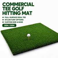 Tapis d'entraînement de golf OEM en nylon pour simulateur intérieur et practice de clubs
