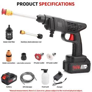 Hidrolavadora Inalámbrica a Batería, Hidrolavadora Portátil Inalámbrica de Mano para Hogar, Auto, Jardín - Product Image 3