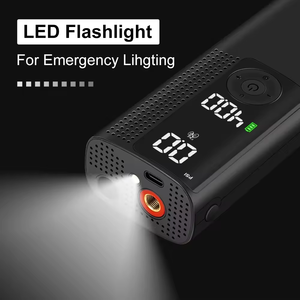 Inflador de Neumáticos Eléctrico Portátil para Automóvil, Bomba de Aire de 12 V y 120 psi, Bomba de Aire Recargable para Automóvil, Inflador Digital con Pantalla LCD - Product Image 3