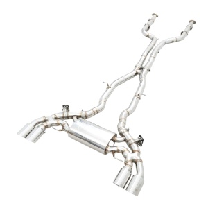 Système d'échappement Catback en acier inoxydable de 1,5 mm d'épaisseur avec valve HE AUTO, directement de l'usine, pour X3M X4M, tuyau de silencieux - Product Image 2