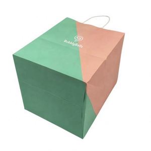 Bolsa de Papel Kraft Marrón con Asas para Regalos, Manualidades y Compras, con Logotipo Personalizado para Uso Promocional - Product Image 6