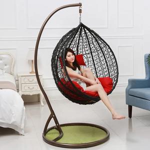 Vente en gros, très vendue, fauteuil œuf d'extérieur, meuble de jardin, patio, panier <span class=keywords><strong>suspendu</strong></span>, chaise balançoire en rotin pour adulte avec support - Product Image 3