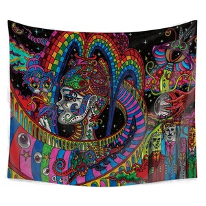 Painted Psychedelic Hippie Bedroom Decoration <strong>Background</strong> Wall Hanging - Product Image 6