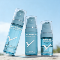 Flacon pompe sans air PP indispensable au quotidien 5ml 10ml 15ml pour lotion, crème, crème pour les mains, crème de nuit, hydratant visage